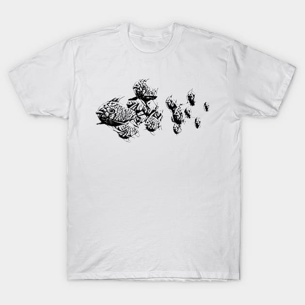 Fish T-Shirt by Nimmersatt